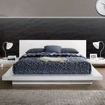 Christie White Wood Cal King Bed (Oversized)