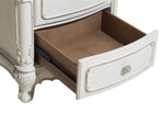 Cinderella Antique White/Grey Wood Nightstand