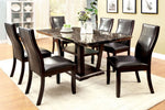 Clayton Contemporary Dark Cherry Dining Table