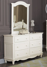 Clementine Antique White Wood Dresser