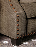 Cornelia Dark Brown Chenille Sofa