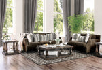 Cornelia Dark Brown Chenille Sofa