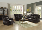 Corra Espresso PU Leather Manual Recliner