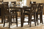 Crown Point 2 Dark Cherry Counter Height Chairs