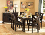 Crown Point Dark Cherry Extendable Dining Table