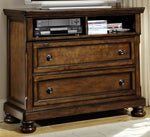 Cumberland Medium Brown Wood TV Chest