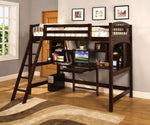 Dakota Ridge Twin Loft Bed with Workstation