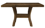 Darla Brown Wood Extendable Dining Table