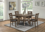 Darla Brown Wood Extendable Dining Table