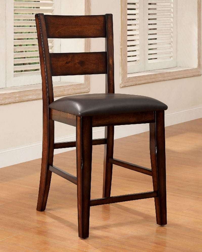 Dickinson 2 Dark Cherry Counter Height Chairs