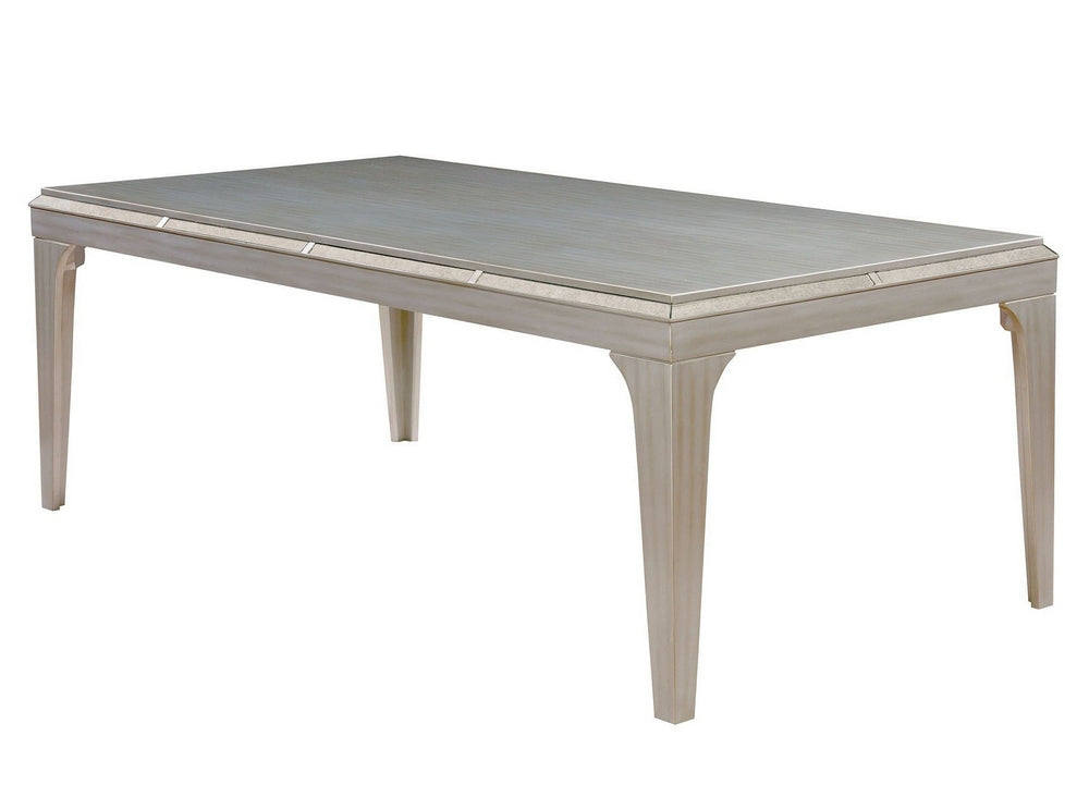 Diocles Silver Wood Rectangular Dining Table