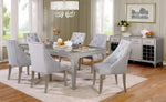 Diocles Silver Wood Rectangular Dining Table