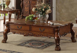 Dresden 3-Pc Cherry Oak Wood Coffee Table Set