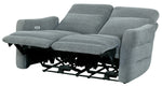 Edition Dove Grey Fabric Power Recliner Loveseat