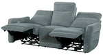 Edition Dove Grey Fabric Power Recliner Sofa