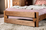 Eileen Mahogany Wood Twin/Twin Loft Bed