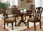 Elana 2 Brown Cherry Finish Side Chairs