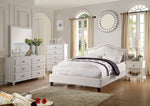 Evelyn White Wood 6-Drawer Dresser