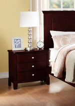 Emilia 6-Pc Dark Brown Wood Cal King Bedroom Set