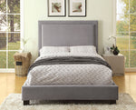 Erglow I Gray Padded Flannelette King Bed