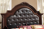 Esperia Brown Cherry King Bed (Oversized)