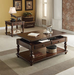 Farrel Walnut Wood Coffee Table with Lift Top