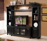 Ferla Black Wood Entertainment Center