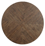 Fideo Burnished Finish Wood/Metal Round Dining Table