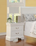 Fiona 3-Pc White Wood Twin Bedroom Set