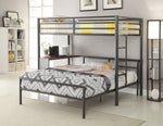 Fisher Gunmetal Twin Workstation Loft Bed