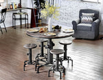 Foskey 2 Antique Black Counter Height Stools