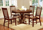 Foster 2 Dark Oak Wood Side Chairs