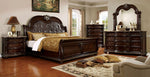 Fromberg Brown Cherry Wood Queen Bed