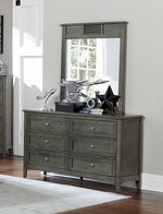 Garcia Gray Wood 6-Drawer Dresser