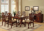 Georgetown 2 Warm Cherry Finish Arm Chairs