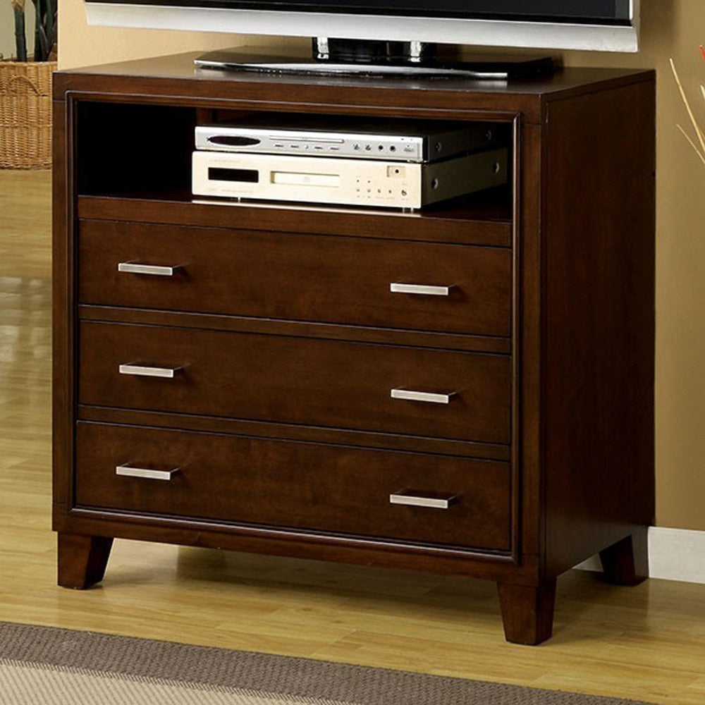 Gerico II Brown Cherry Media Chest