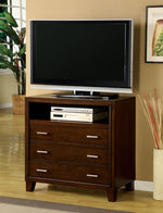 Gerico II Brown Cherry Media Chest