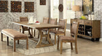 Gianna Rustic Pine Dining Table (Oversized)