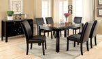 Gladstone Black Dining Table with Marble Top