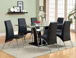 Glenview 2 Black Leatherette Side Chairs