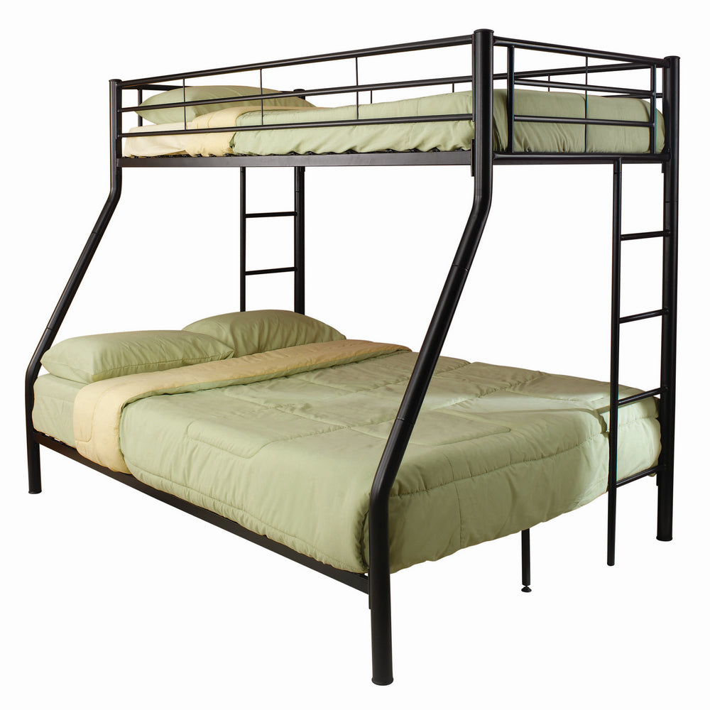 Hayward Black Metal Twin/Full Bunk Bed