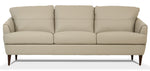 Helena Pearl Grey Leather Sofa