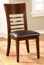 Hillsview 2 Brown Cherry Finish Side Chairs