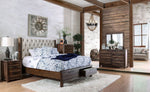 Hutchinson Natural Cal King Bed (Oversized)