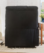 Ipomoea Black Velvet Power Recliner with Massage & Lift Assist