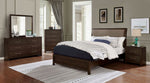 Jamie Walnut/Light Brown Wood Queen Bed