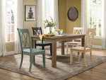 Janina 2 Buttermilk Wood Side Chairs