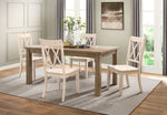 Janina 2 White Wood Side Chairs