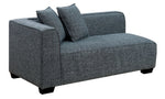 Jaylene Gray Linen RAF Sectional Sofa