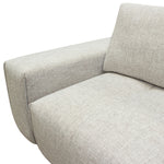 Jazz Light Brown Fabric Loveseat